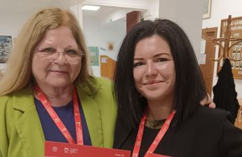 OTDK 2. helyezett Joóné Fekete Anett tanító szakos hallgató